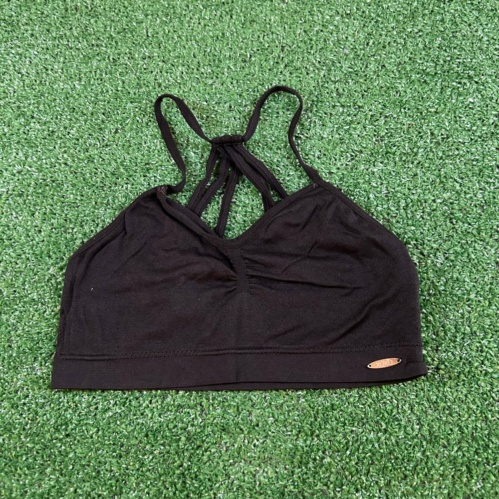 Xoxo Seamless Sports Bra Criss Cross Back Support Yoga Gym Workout Womens Small